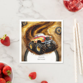 Niedlicher Geländewagen Serviette