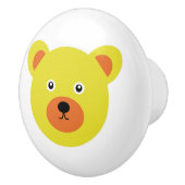 Niedlicher Gelbbbär Keramikknauf (Rechts)