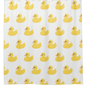 Niedlicher gelber Ducky Gummiduschvorhang Duschvorhang