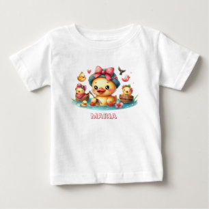 Niedlicher gelber Ente-T - Shirt
