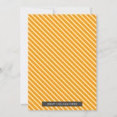 Niedlicher Gelber Kindergeburtstag Party Einladung (Rückseite)