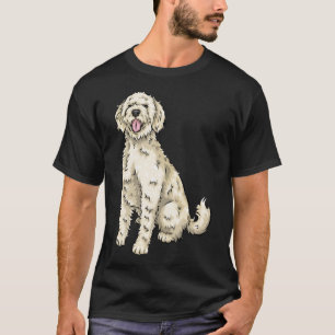 Niedlicher gelber Labradoodle Niedlicher Hund T-Shirt