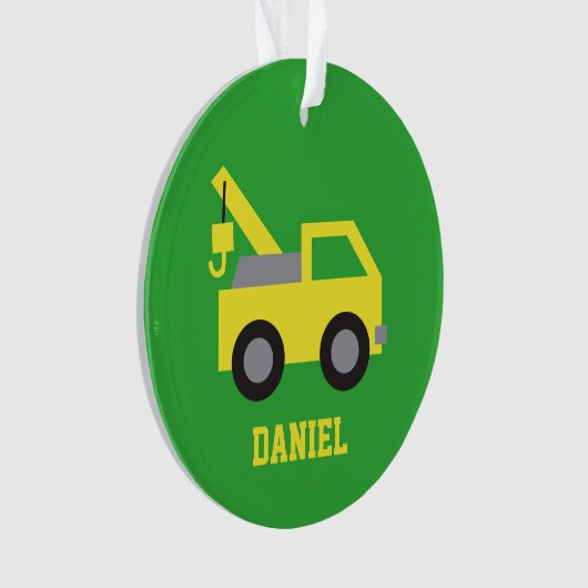 Niedlicher gelber ornament (Vorderseite)