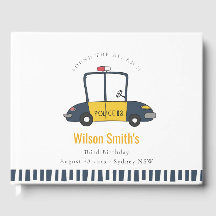 Niedlicher Gelber Polizeiwagen der Marine tötet je