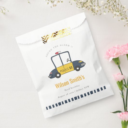 Niedlicher Gelber Polizeiwagen der Marine tötet je Geschenktütchen (Versiegelt)