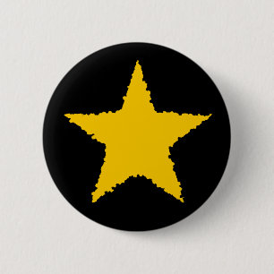 Niedlicher gelber Star Button