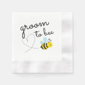 Niedlicher Gelbgarm zu bestechen Serviette (Vorderseite)