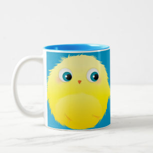 Niedlicher Gelbvogel Zweifarbige Tasse