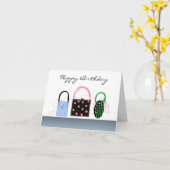 Niedlicher Geldbeutel-Geburtstag Karte (Gelbe Blume)