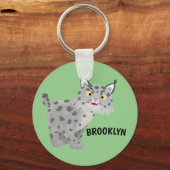 Niedlicher gemeiner Bobbon-Cartoon Schlüsselanhänger (Vorderseite)