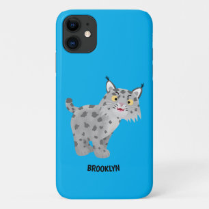 Niedlicher gemeiner Bobcat-Luchs-Cartoon Case-Mate iPhone Hülle