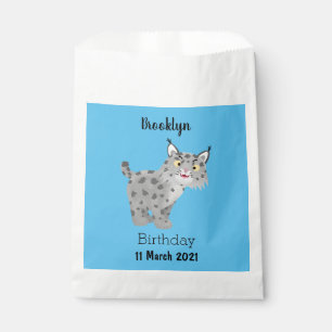 Niedlicher gemeiner Bobcat-Luchs-Cartoon Geschenktütchen