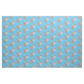 Niedlicher gemeiner Bobcat-Luchs-Cartoon Stoff (Fat Quarter (45,7 x 55,9 cm))