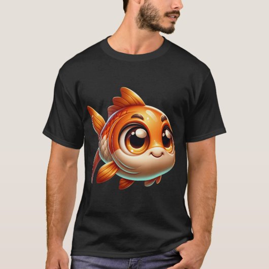 Niedlicher Gemeiner Karpfen T-Shirt (Vorderseite)