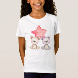 Niedlicher Gemini Sign Jersey T - Shirt für Girl