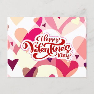 Niedlicher gemischter Farbton - Herzschlag Valenti Postkarte