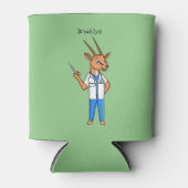 Niedlicher Gemsbok-Antilope-Cartoon Dosenkühler (Vorderseite)