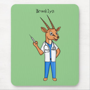 Niedlicher Gemsbok-Antilope-Cartoon Mousepad