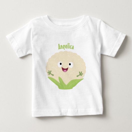 Niedlicher Gemüsegarten-Cartoon Baby T-shirt (Vorderseite)