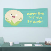 Niedlicher Gemüsegarten-Cartoon Banner (Messe)