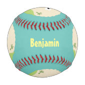 Niedlicher Gemüsegarten-Cartoon Baseball (Rückseite)