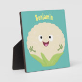 Niedlicher Gemüsegarten-Cartoon Fotoplatte (Vorderseite)