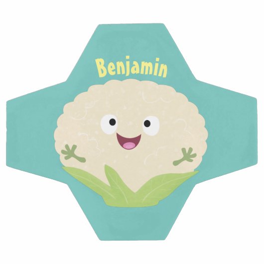 Niedlicher Gemüsegarten-Cartoon Fußball (Flach)