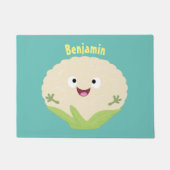 Niedlicher Gemüsegarten-Cartoon Fußmatte (Vorderseite)