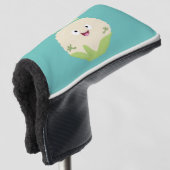 Niedlicher Gemüsegarten-Cartoon Golf Headcover (3/4 Vorderseite)