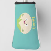 Niedlicher Gemüsegarten-Cartoon Golf Headcover (Rotieren 90)