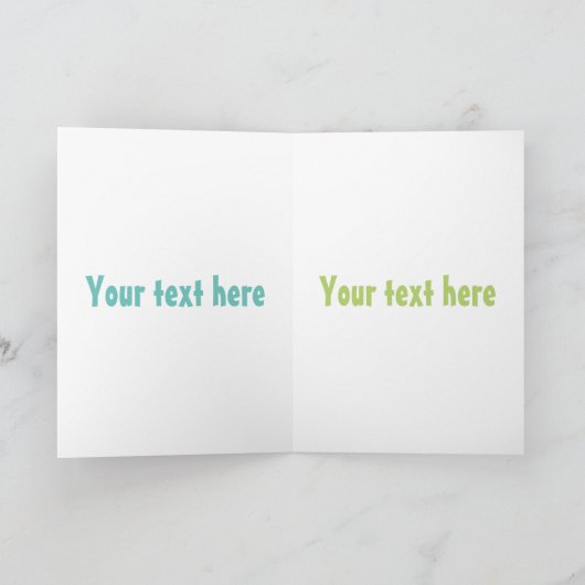 Niedlicher Gemüsegarten-Cartoon Karte (Innenseite)