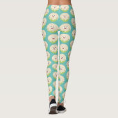 Niedlicher Gemüsegarten-Cartoon Leggings (Rückseite)