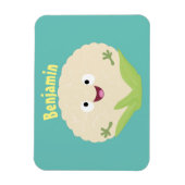 Niedlicher Gemüsegarten-Cartoon Magnet (Vertikal)