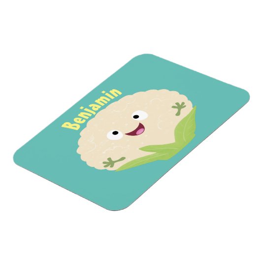 Niedlicher Gemüsegarten-Cartoon Magnet (Linke Seite)