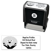 Niedlicher Gemüsegarten-Cartoon Permastempel (Beispiel)