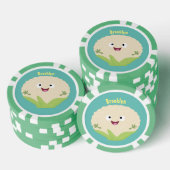 Niedlicher Gemüsegarten-Cartoon Pokerchips (Stapel)