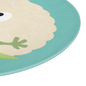 Niedlicher Gemüsegarten-Cartoon Schneidebrett (Ecke)