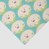 Niedlicher Gemüsegarten-Cartoon Seidenpapier (Ausschnitt)