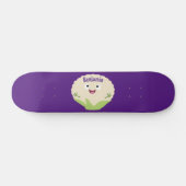 Niedlicher Gemüsegarten-Cartoon Skateboard (Horizontal)