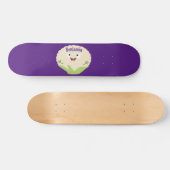 Niedlicher Gemüsegarten-Cartoon Skateboard (Horizontal)