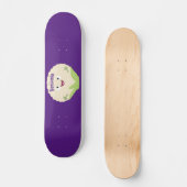 Niedlicher Gemüsegarten-Cartoon Skateboard (Vorderseite)