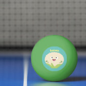 Niedlicher Gemüsegarten-Cartoon Tischtennisball (Netto)