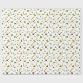 Niedlicher Gemusterter Vatertag Geschenkpapier (Flach)