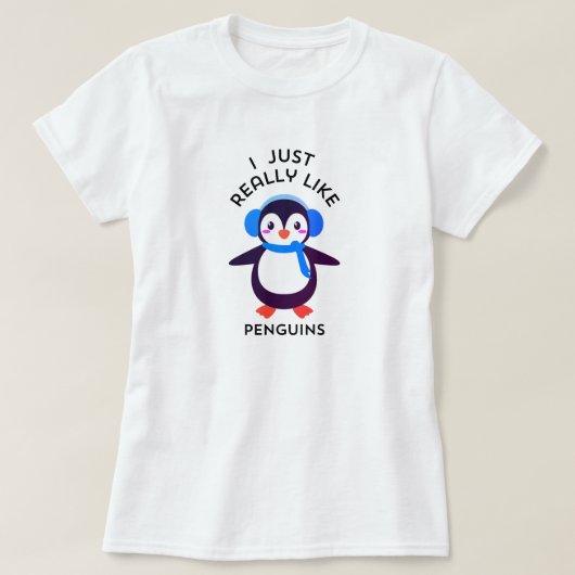 Niedlicher Gentoo Pinguin T-Shirt (Design vorne)
