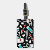 Niedlicher Gepäckanhänger (Vorderseite vertikal)