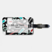 Niedlicher Gepäckanhänger (Rückseite horizontal)