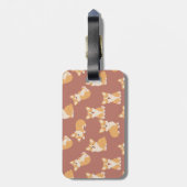 Niedlicher Gepäckanhänger von Corgi für Hundefreun (Rückseite vertikal)