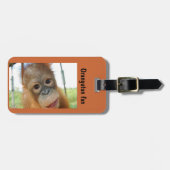 Niedlicher Gepäckträger Gepäckanhänger (Vorderseite horizontal)