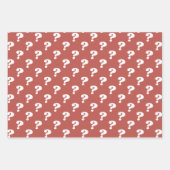 Niedlicher Geschenkkarton (Fragezeichen), rot/weiß Geschenkpapier Set (Vorderseite 3)