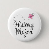 Niedlicher Geschichtsmajor Geschenk Button (Vorderseite)